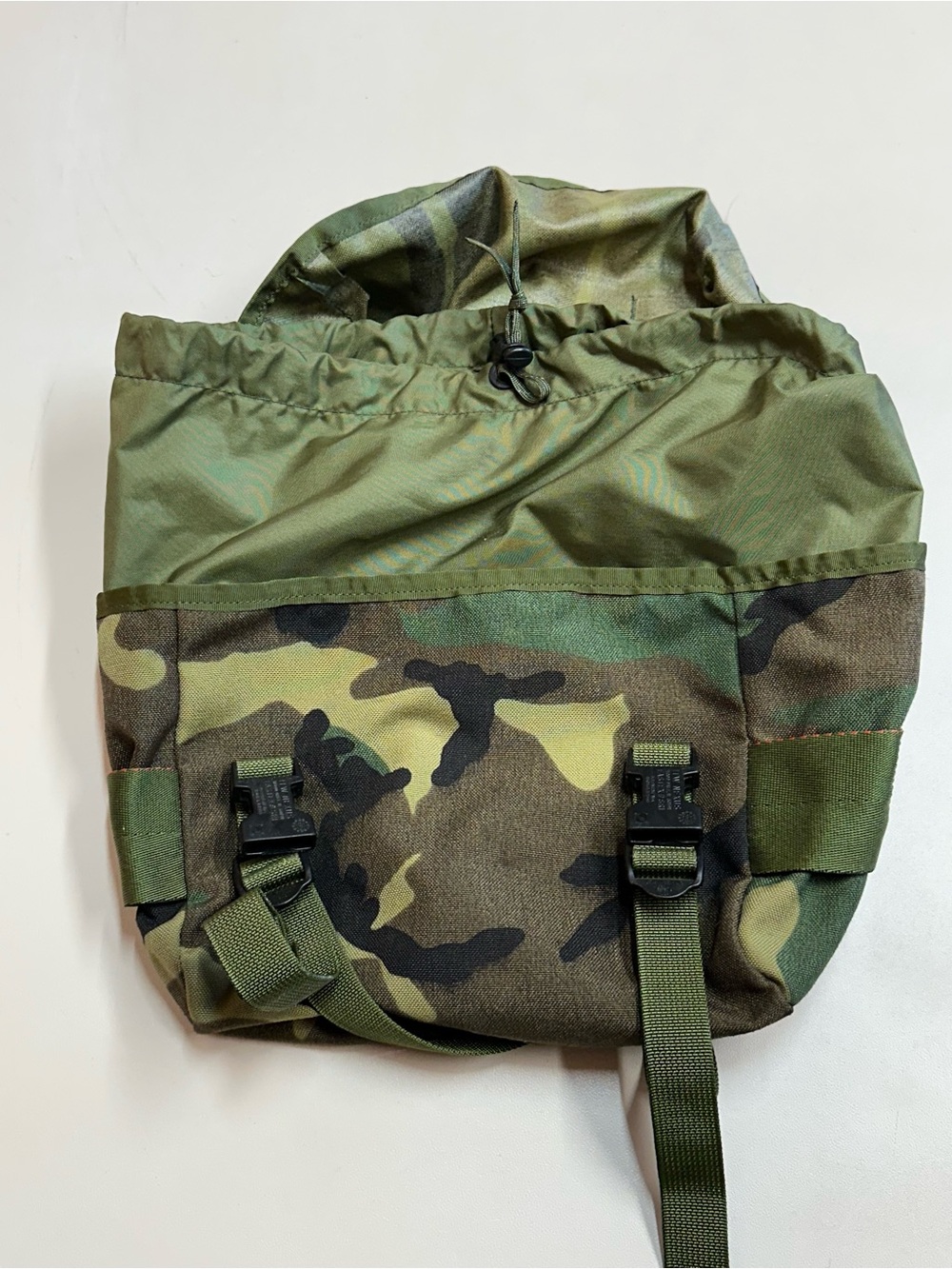 US Military Issue Woodland Camouflage MOLLE Field Training Alice Butt Pack